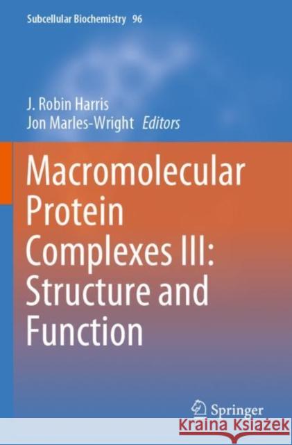 Macromolecular Protein Complexes III: Structure and Function  9783030589738 Springer International Publishing - książka