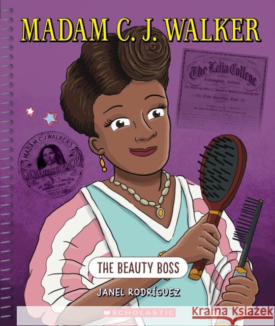 Madam C. J. Walker: The Beauty Boss (Bright Minds) Janel Rodriguez 9781338865325 C. Press/F. Watts Trade - książka