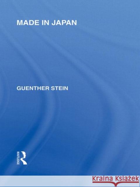 Made in Japan Guenther Stein 9780415849340 Routledge - książka