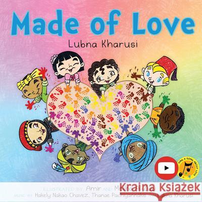 Made of Love - A Song Book Lubna Kharusi Amir Al-Zubi Meliha Al-Zubi 9780993090110 Lubybuby - książka