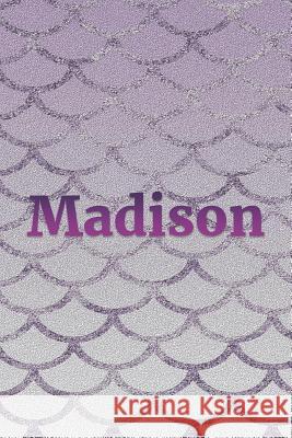 Madison: Writing Paper & Purple Mermaid Cover Lynette Cullen 9781090568519 Independently Published - książka