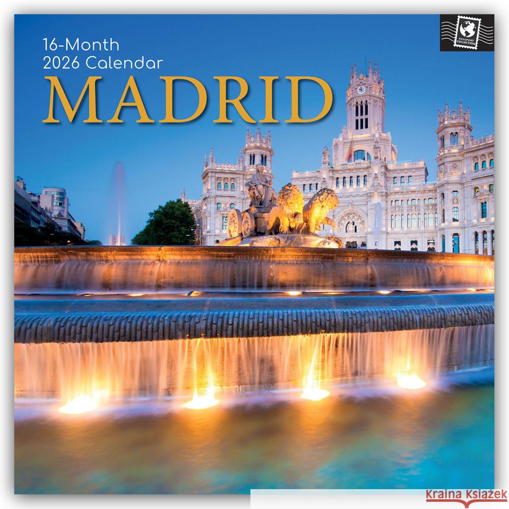 Madrid 2026 - 16-Monatskalender Gifted Stationery Co. Ltd 9781836226086 Flechsig - książka