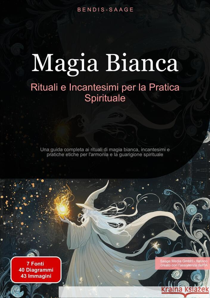 Magia Bianca: Rituali e Incantesimi per la Pratica Spirituale Saage - Italiano, Bendis A. I. 9783384522382 Saage Books - książka