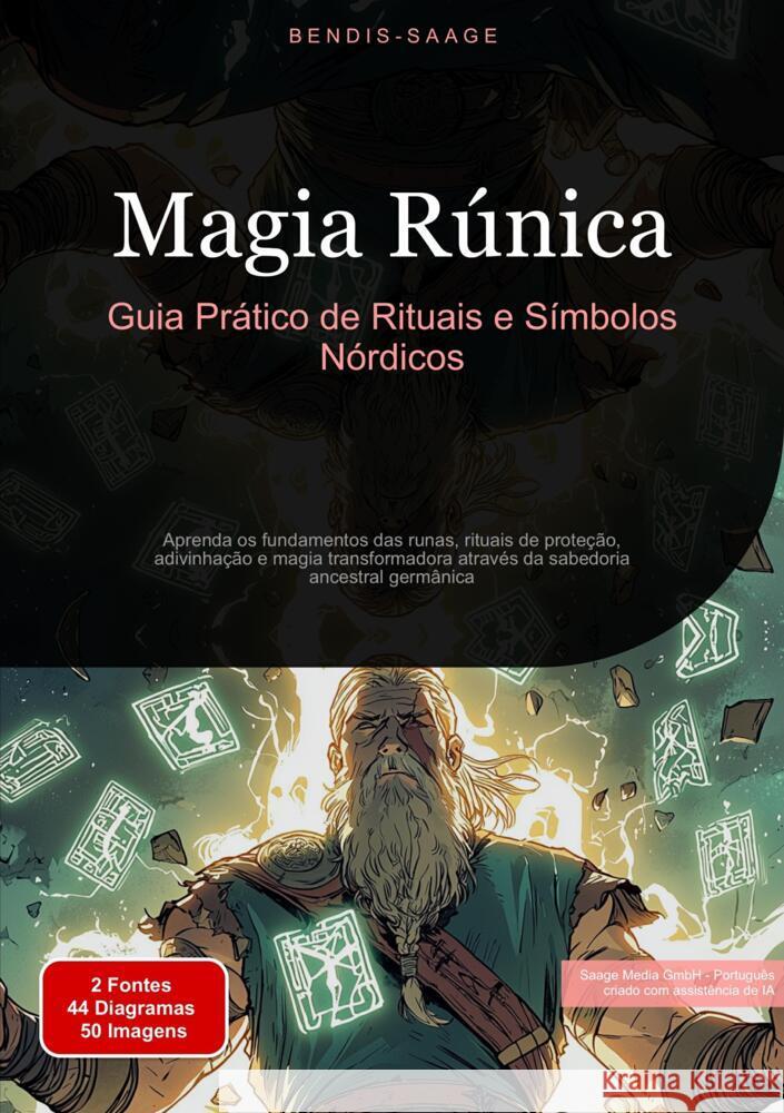Magia Rúnica: Guia Prático de Rituais e Símbolos Nórdicos Saage - Português, Bendis A. I. 9783384523372 Saage Books - książka