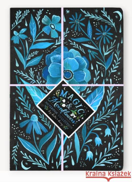 Magic & Moonflowers Notebook Collection Katie Daisy 9781797222202 Chronicle Books - książka