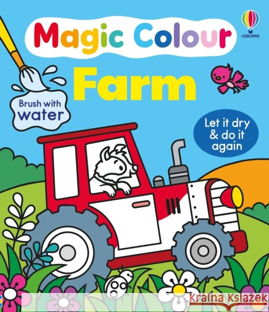 Magic Colour Farm Kate Nolan 9781836044697 Usborne Publishing - książka