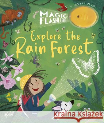 Magic Flashlight: Explore the Rain Forest Stephanie Stansbie Fabrizio D 9781680102925 Tiger Tales - książka