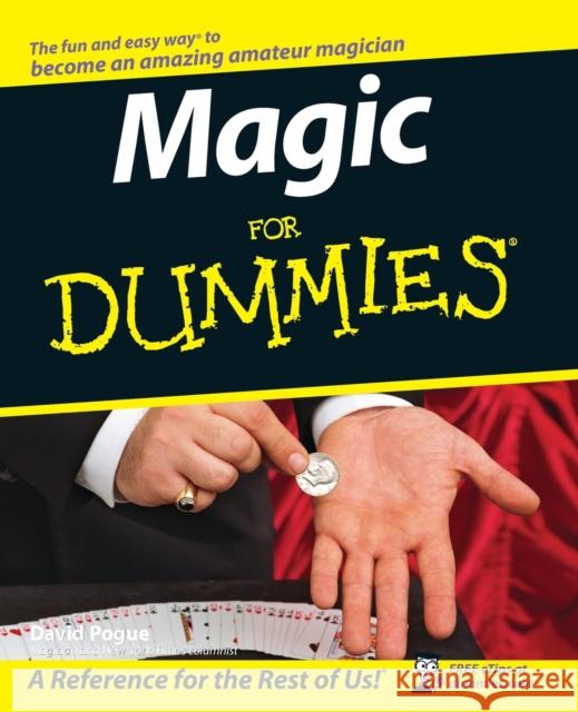 Magic For Dummies  Pogue 9780764551017  - książka