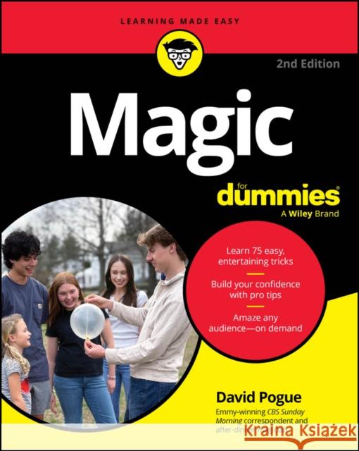 Magic for Dummies David (The New York Times) Pogue 9781394343249 For Dummies - książka