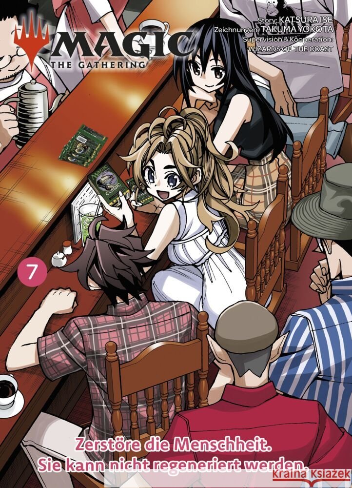 Magic: The Gathering - Zerstöre die Menschheit. Sie kann nicht regeneriert werden. 07 Ise, Katsura, Yokota, Takuma 9783741643729 Panini Manga und Comic - książka