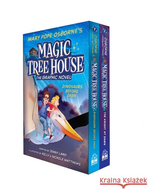 Magic Tree House Graphic Novels 1-2 Boxed Set Mary Pope Osborne Jenny Laird Kelly Matthews 9780593434741 Random House Books for Young Readers - książka