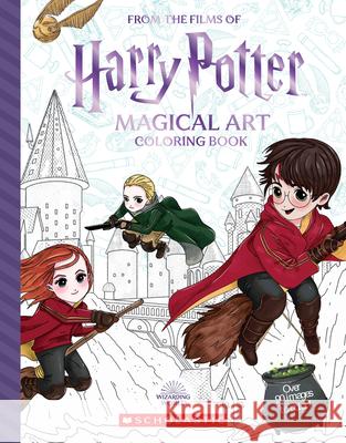 Magical Art Coloring Book (Harry Potter) Tobacco, Violet 9781338800005 Scholastic Inc. - książka