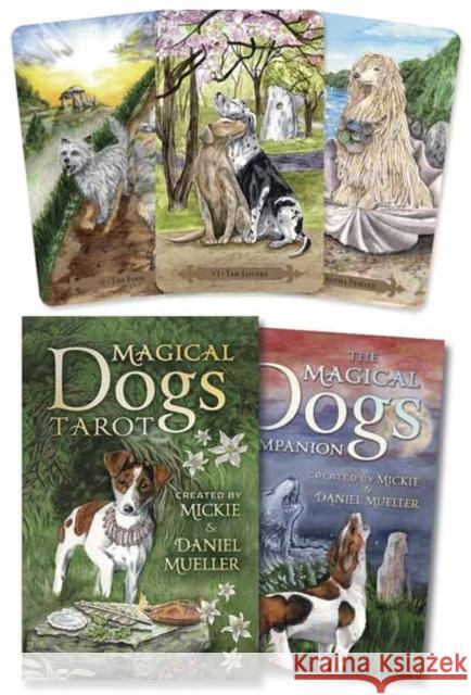 Magical Dogs Tarot Mickie Mueller Dan Mueller 9780738750057 Llewellyn Publications,U.S. - książka