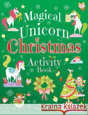 Magical Unicorn Christmas Activity Book Sam Loman 9780486832265 Dover Publications - książka