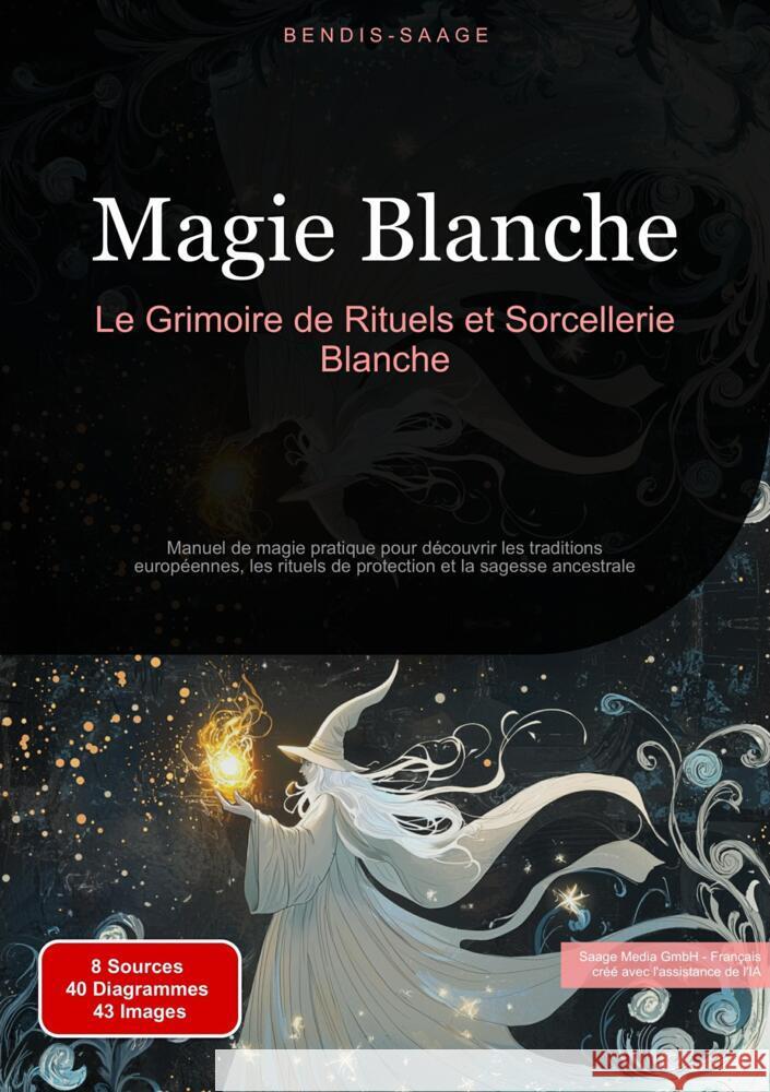 Magie Blanche: Le Grimoire de Rituels et Sorcellerie Blanche Saage - Français, Bendis A. I. 9783384522405 Saage Books - książka