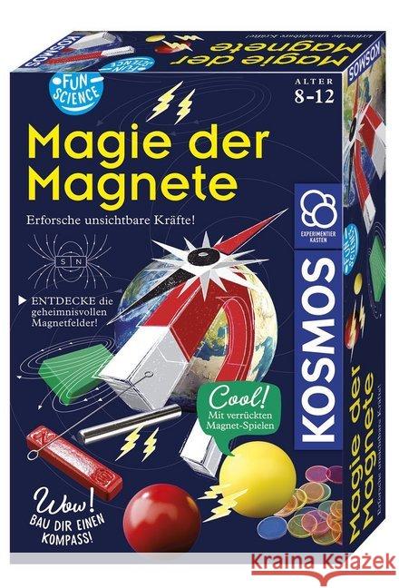 Magie der Magnete (Experimentierkasten) : Experimentierkasten  4002051654146 Kosmos Spiele - książka