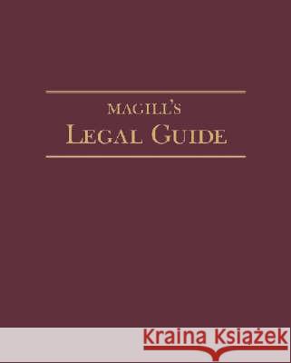 Magill's Legal Guide Timothy L. Hall 9780893561659 Salem Press - książka
