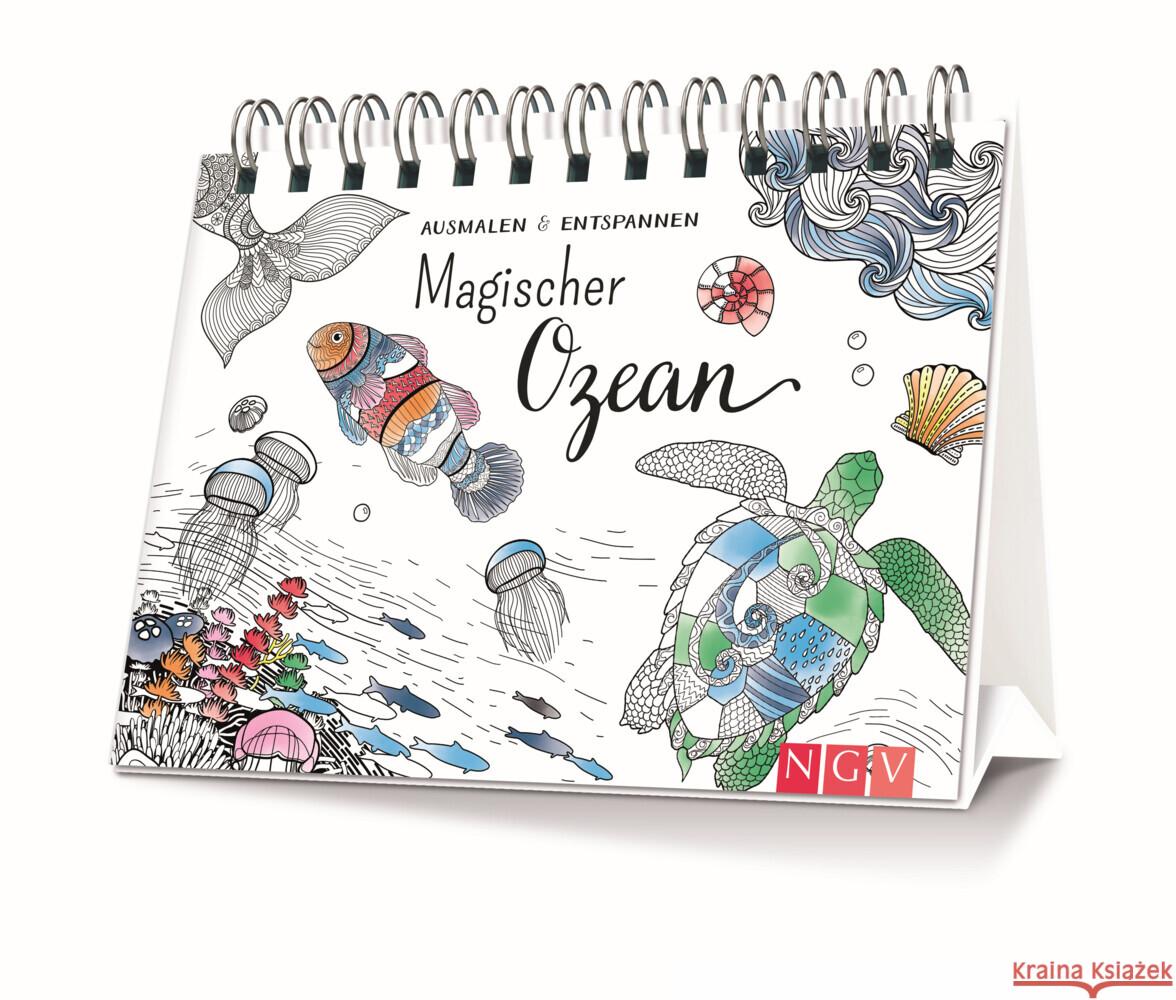 Magischer Ozean - Ausmalen - Aufstellen - Entspannen  9783625191810 Naumann & Göbel - książka