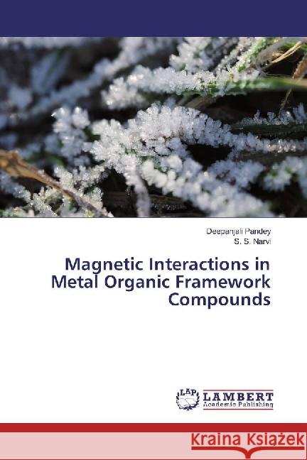 Magnetic Interactions in Metal Organic Framework Compounds Pandey, Deepanjali; Narvi, S. S. 9786202011327 LAP Lambert Academic Publishing - książka