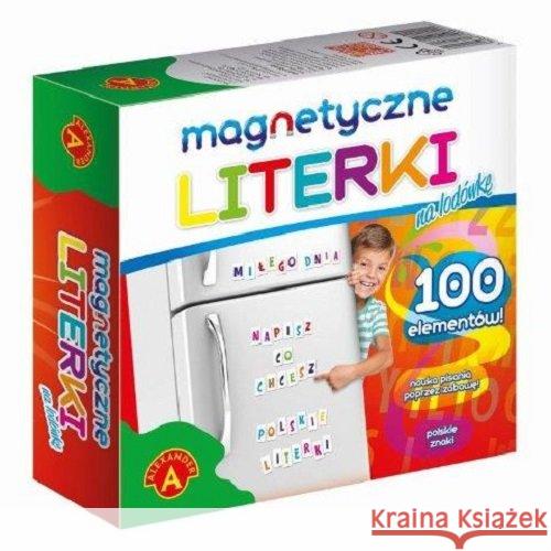 Magnetyczne literki na lodówkę ALEX  5906018008111 Alexander - książka