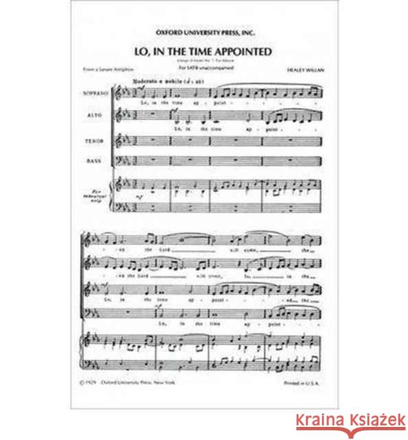 Magnificat and Nunc Dimittis  9780193852846 Oxford University Press - książka