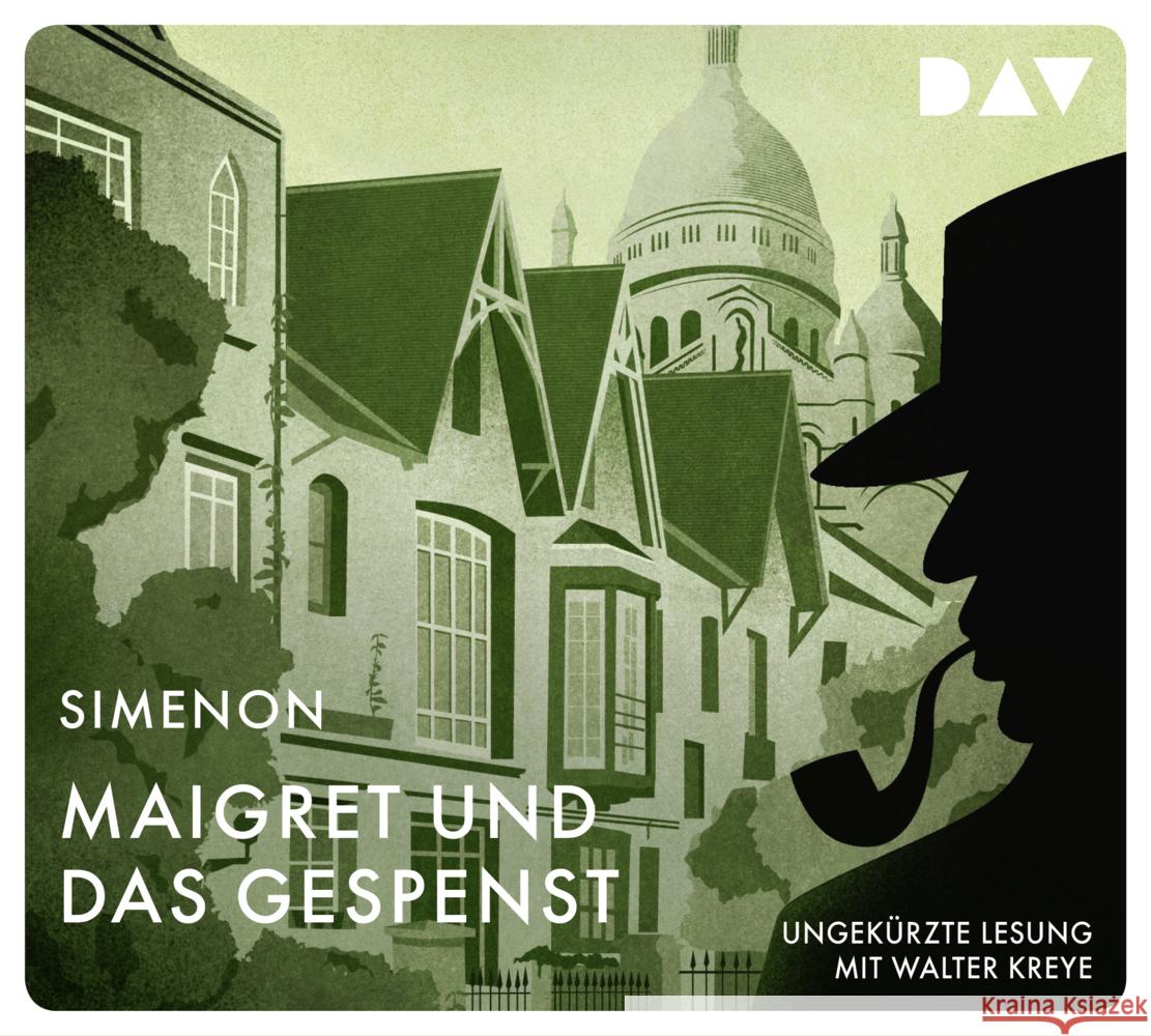 Maigret und das Gespenst, 4 Audio-CD Simenon, Georges 9783742417442 Der Audio Verlag, DAV - książka
