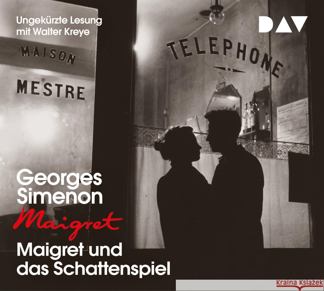 Maigret und das Schattenspiel, 4 Audio-CD Simenon, Georges 9783742420923 Der Audio Verlag, DAV - książka