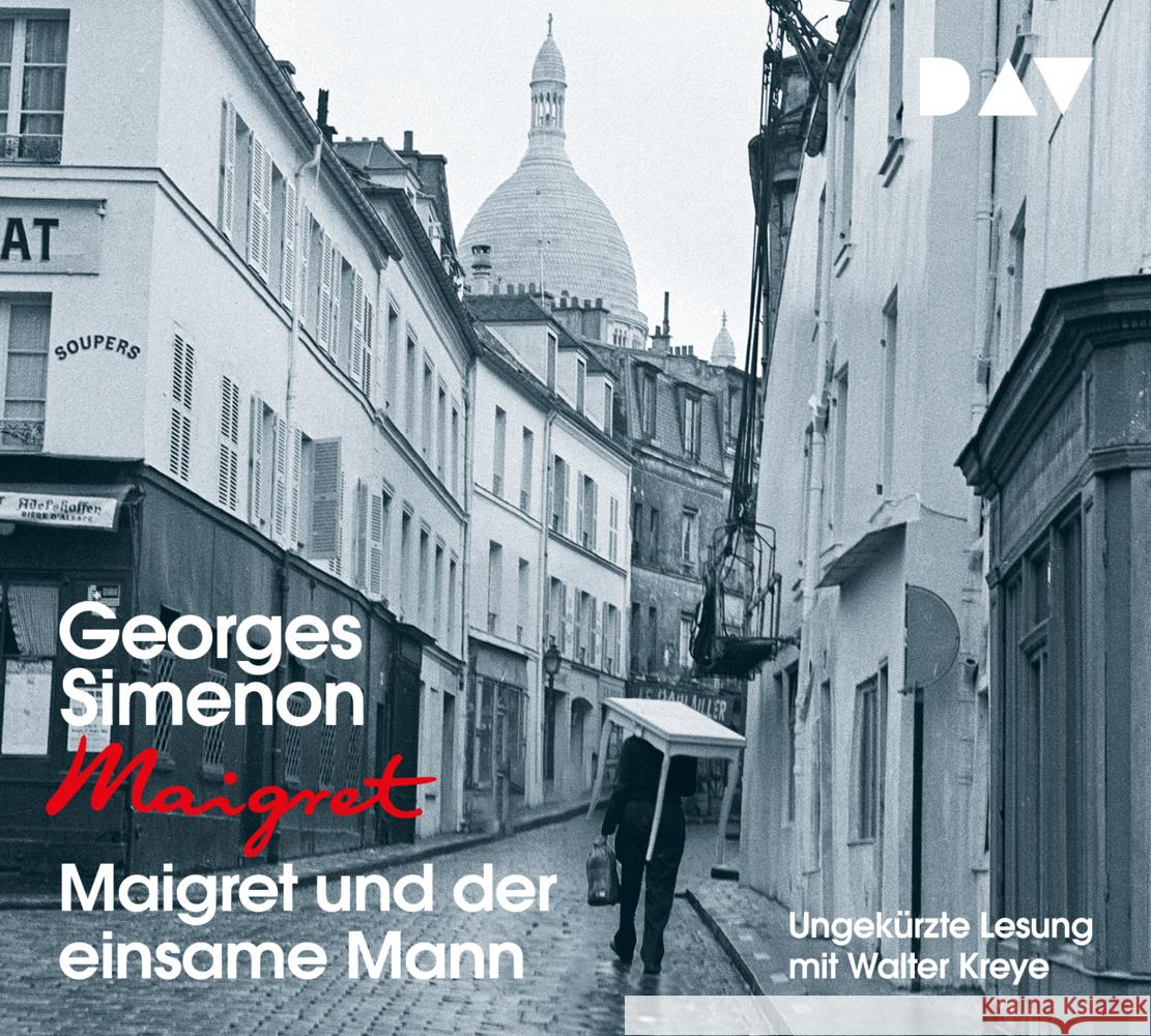 Maigret und der einsame Mann, 4 Audio-CD Simenon, Georges 9783742417329 Der Audio Verlag, DAV - książka