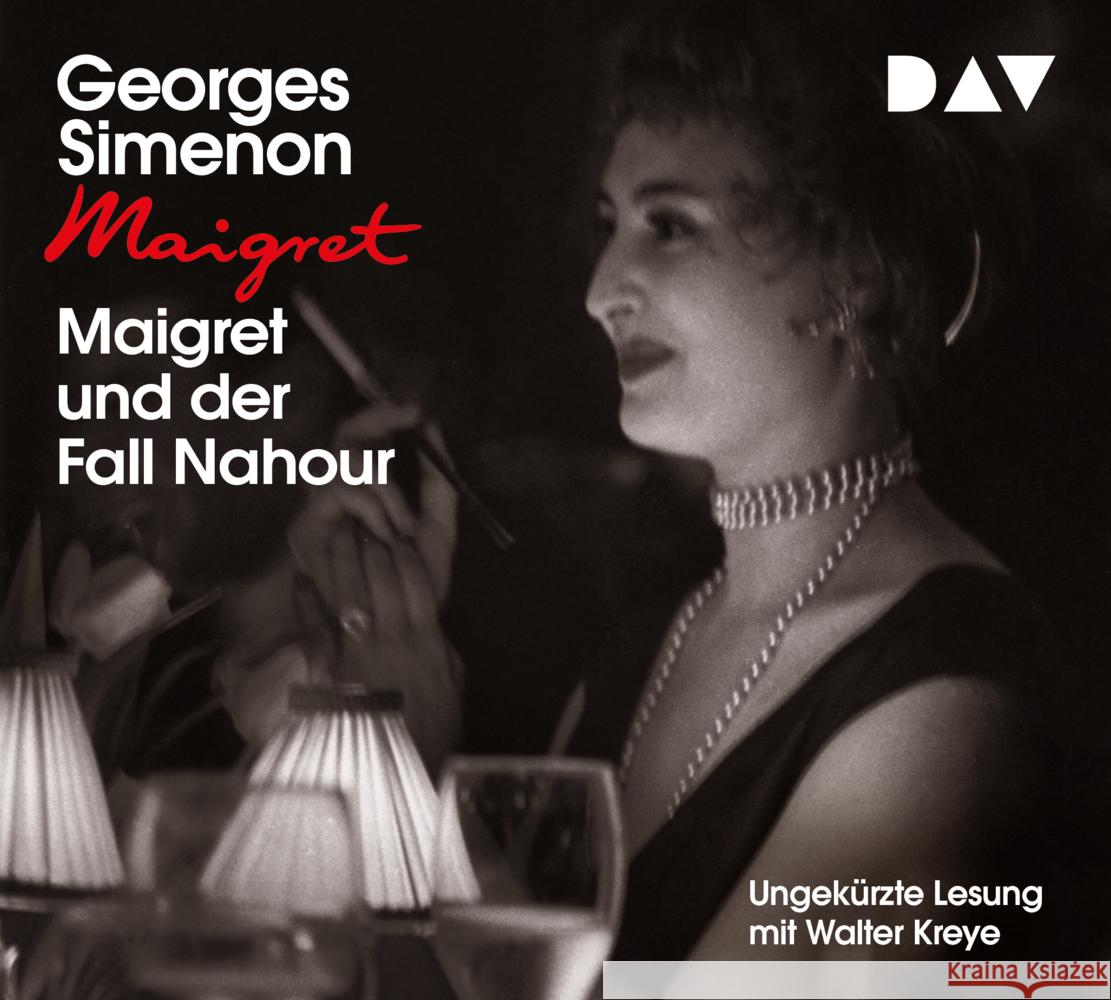 Maigret und der Fall Nahour, 4 Audio-CD Simenon, Georges 9783742419668 Der Audio Verlag, DAV - książka