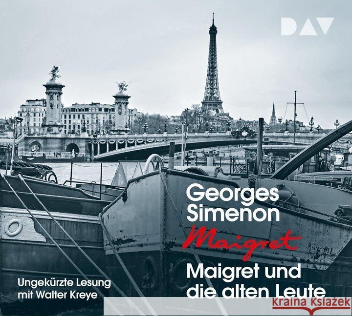 Maigret und die alten Leute, 4 Audio-CD : 56. Fall. Ungekürzte Lesung mit Walter Kreye (4 CDs), Lesung. CD Standard Audio Format Simenon, Georges 9783742414083 Der Audio Verlag, DAV - książka