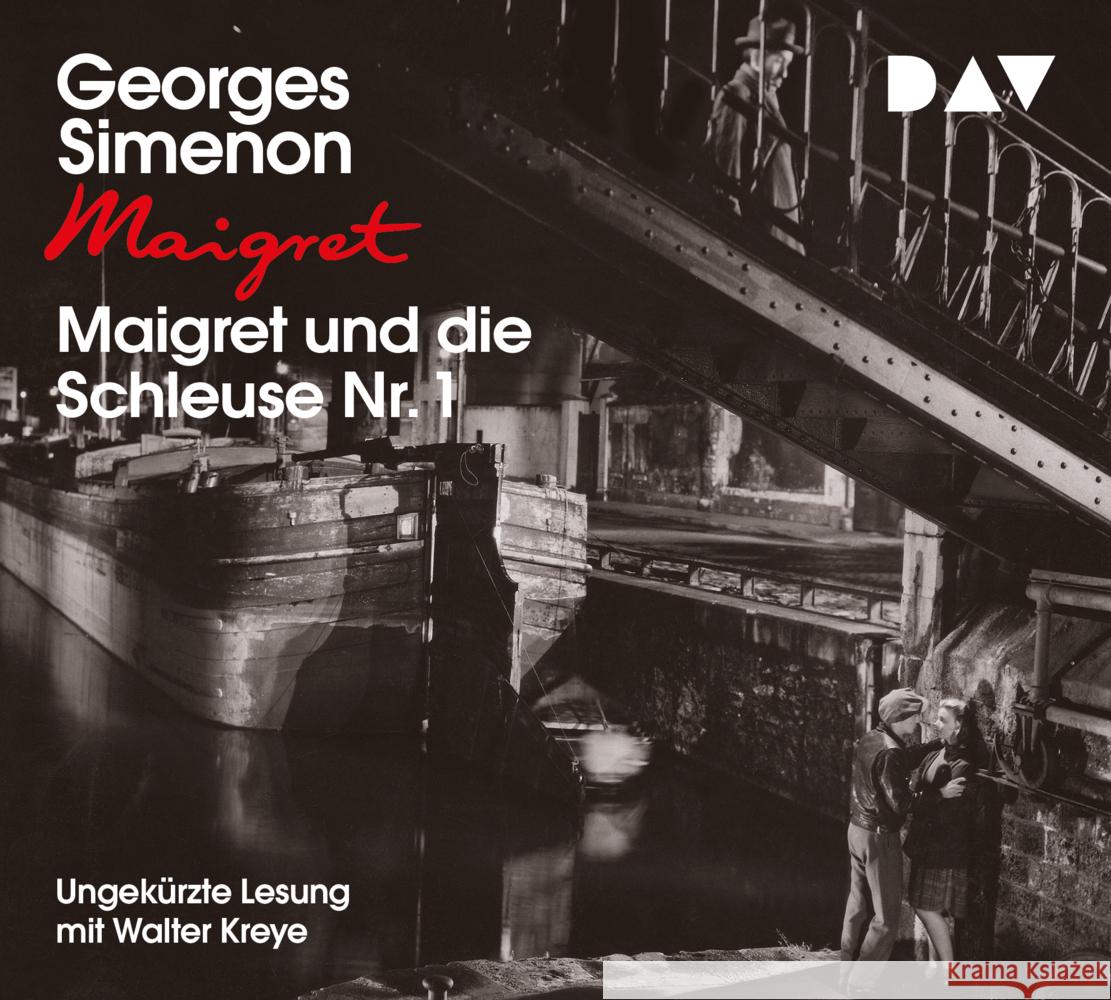 Maigret und die Schleuse Nr. 1, 4 Audio-CD Simenon, Georges 9783742417244 Der Audio Verlag, DAV - książka