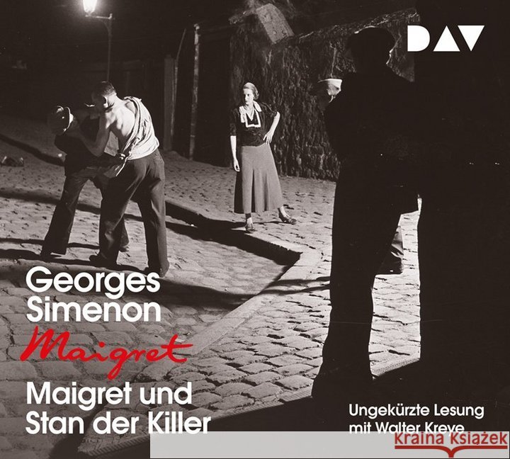 Maigret und Stan der Killer, 1 Audio-CD : Ungekürzte Lesung mit Walter Kreye (1 CD), Lesung. CD Standard Audio Format Simenon, Georges 9783742410238 Der Audio Verlag, DAV - książka
