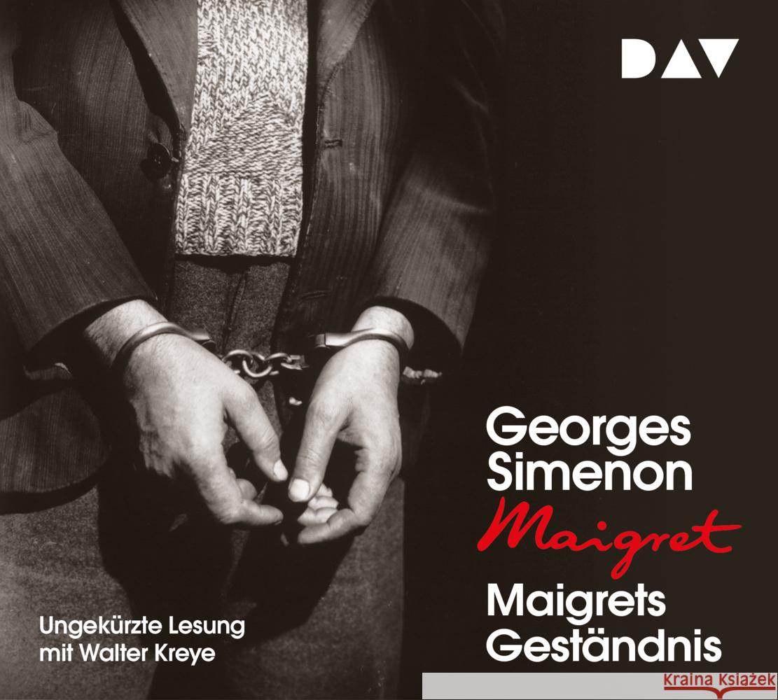 Maigrets Geständnis, 4 Audio-CD Simenon, Georges 9783742421081 Der Audio Verlag, DAV - książka