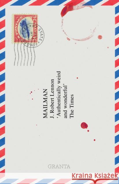 Mailman J.Robert Lennon 9781783785261 Granta Books - książka
