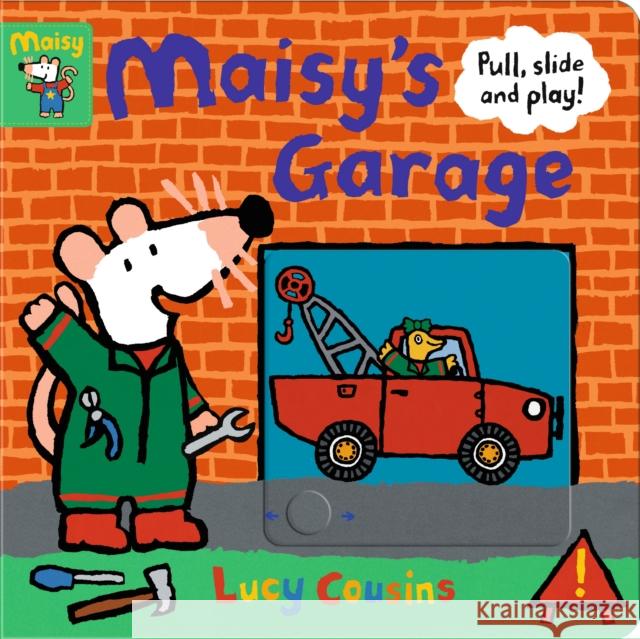 Maisy's Garage: Pull, Slide and Play! Lucy Cousins 9781406397062 Walker Books Ltd - książka