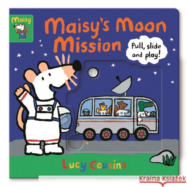 Maisy's Moon Mission: Pull, Slide and Play! Lucy Cousins Lucy Cousins  9781406391947 Walker Books Ltd - książka