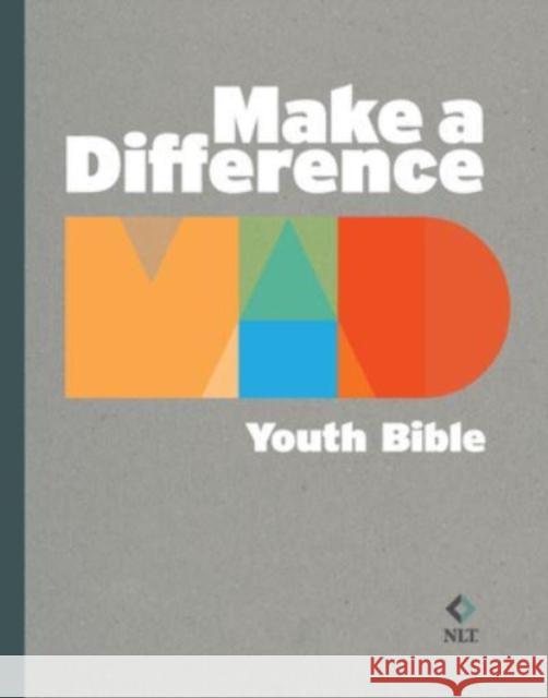 Make a Difference Youth Bible (Nlt)  9781424562411 BroadStreet Publishing - książka