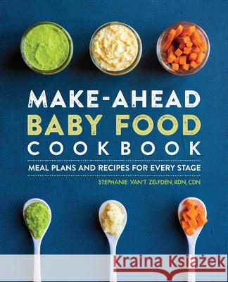 Make-Ahead Baby Food Cookbook: Meal Plans and Recipes for Every Stage Stephanie Van't Zelfden 9781646119097 Rockridge Press - książka