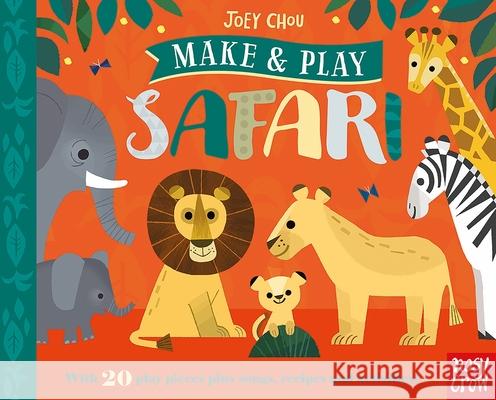 Make and Play: Safari Joey Chou   9781788002530 Nosy Crow Ltd - książka