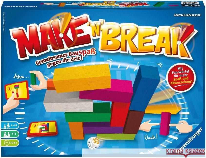 Make 'n' Break '17 (Spiel) : Atemberaubender Bauspaß gegen die Uhr! Lawson, Andrew, Lawson, Jack 4005556267507 Ravensburger Verlag - książka