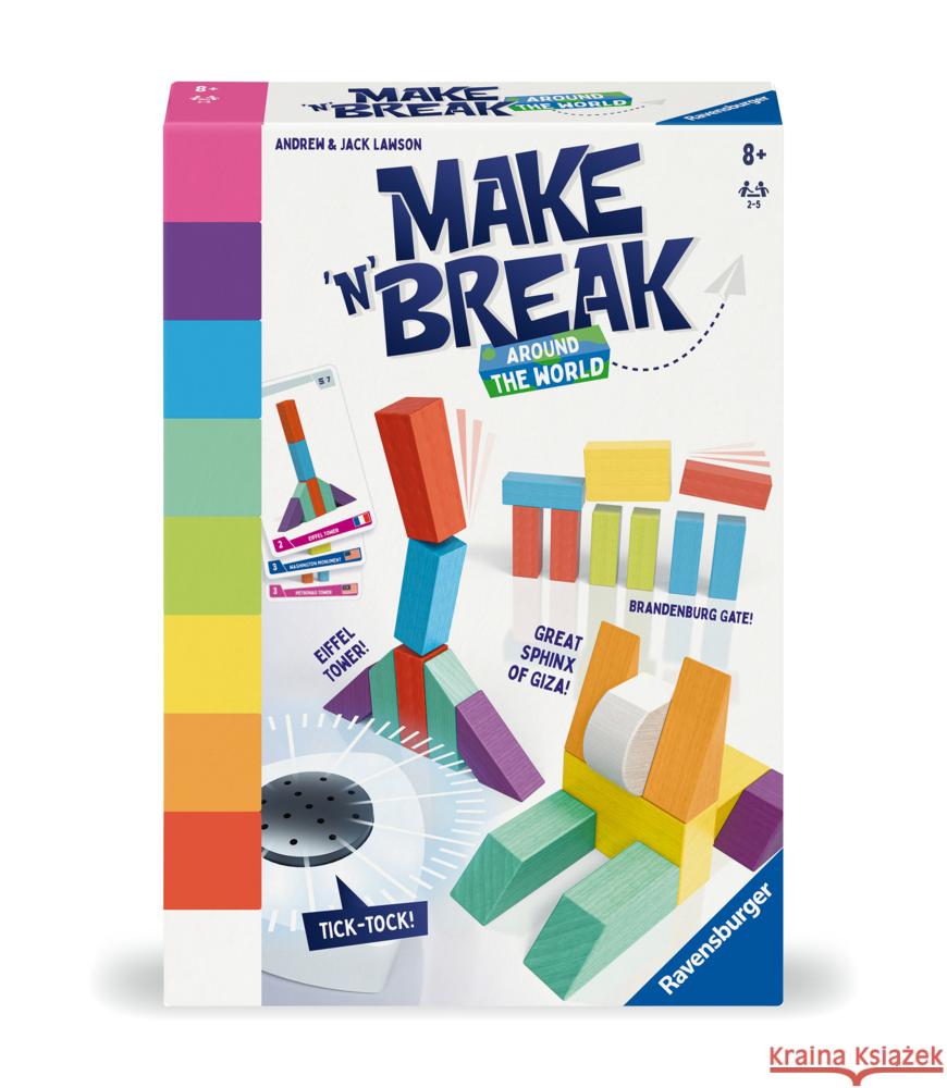 Make 'n' Break - Around the World Lawson, Andrew, Lawson, Jack 4005556224739 Ravensburger Verlag - książka