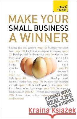 Make Your Small Business a Winner: Teach Yourself Hipkiss, Anna 9781444100280 TEACH YOURSELF - książka