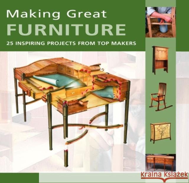 Making Great Furniture : 30 Inspiring Projects from Top Makers Furniture &. Cabinetmaking               Ian Hall Colin Eden-Eadon 9781861084613 Guild of Master Craftsman Publications - książka