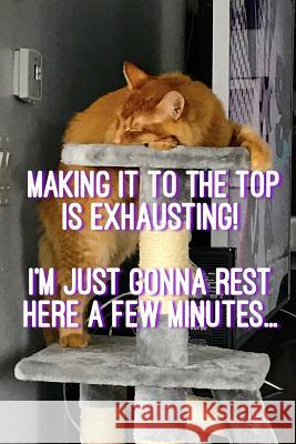 Making It to the Top Is Exhausting!: I'm Just Gonna Rest Here a Few Minutes... Justimagineit Creations 9781070326894 Independently Published - książka