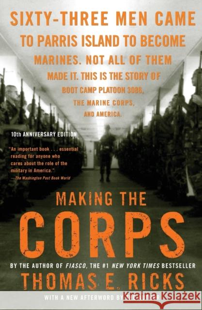 Making the Corps Thomas E. Ricks 9781416544500 Scribner Book Company - książka