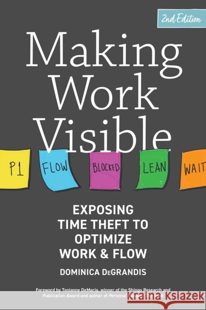 Making Work Visible: Exposing Time Theft to Optimize Work & Flow Dominica Degrandis 9781950508495 IT Revolution Press - książka