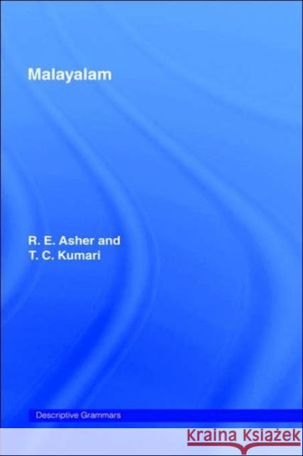 Malayalam R. E. Asher T. C. Kumari 9780415022422 Routledge - książka