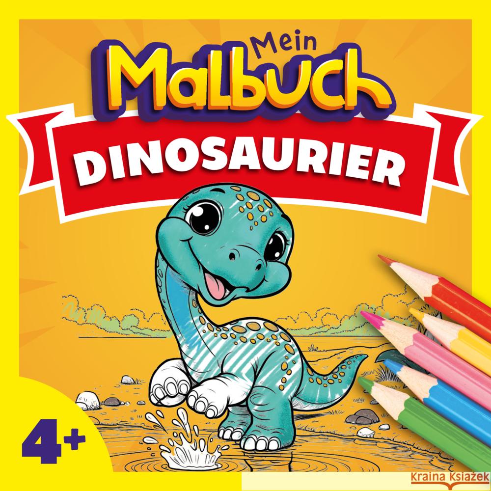 Malbuch Dinosaurier ab 4 Jahren Mein Malbuch 9789403800448 Bookmundo - książka