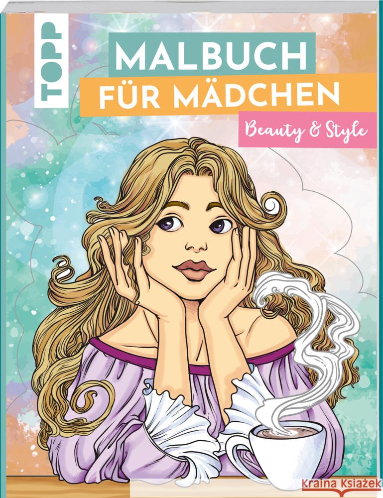 Malbuch für Mädchen Beauty & Style Otterstätter, Sara 9783735890634 Frech - książka