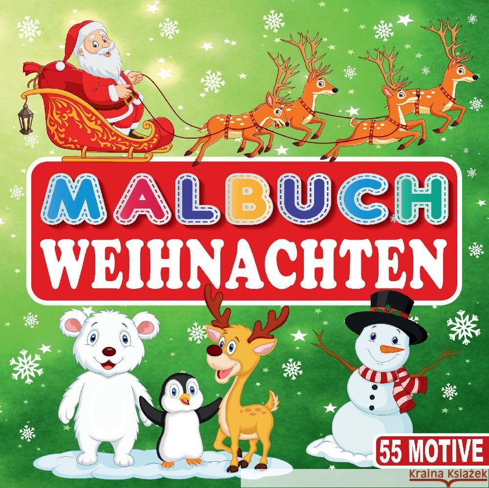 MALBUCH WEIHNACHTEN 55 MOTIVE Inspirations Lounge, S&L 9783347786257 tredition - książka